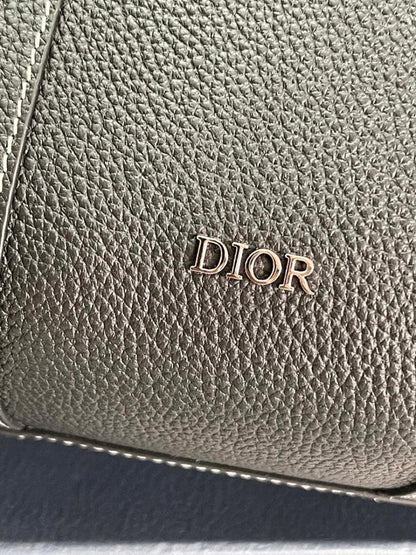 Stylish Refined Black Leather Shoulder Bag