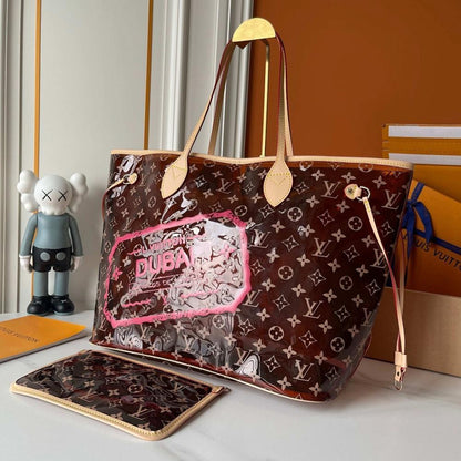 Modern Stylish Monogram Leather Shoulder Bag