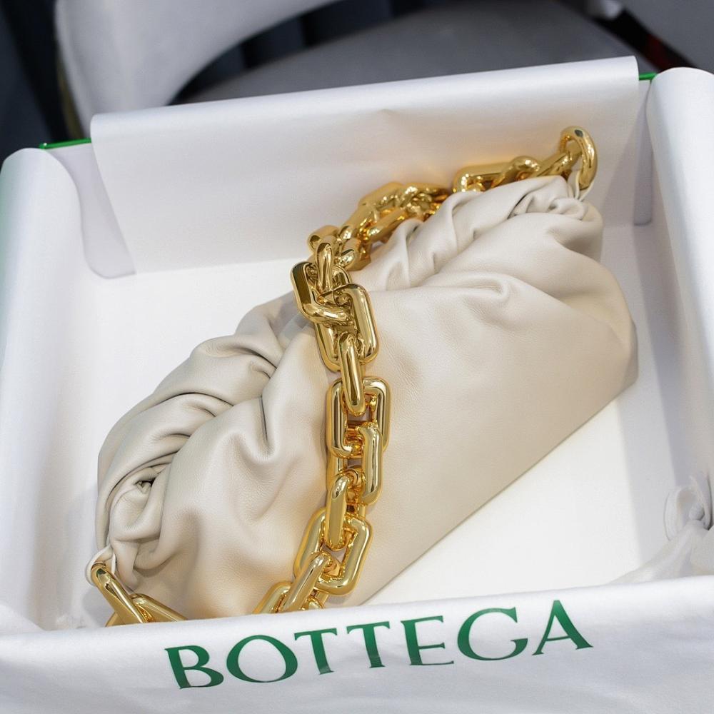 Modern Luxury Gold Leather Top Handle Bag