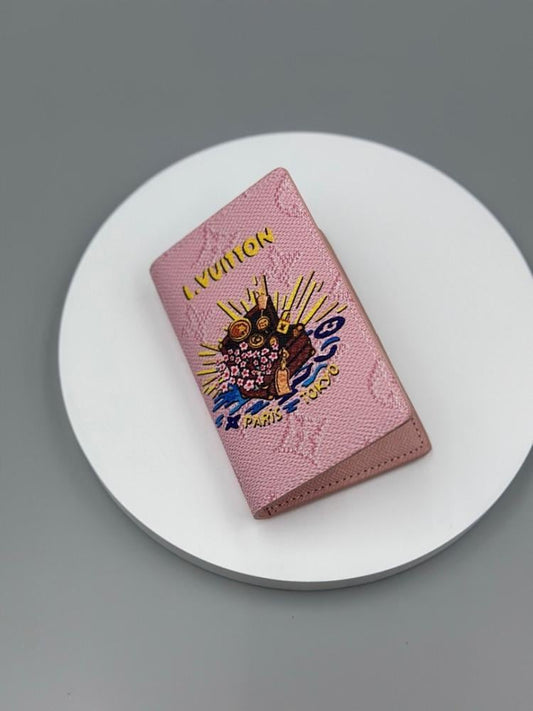 Modern Refined Monogram Leather Wallet