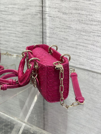 Refined Leather Top Handle Bag