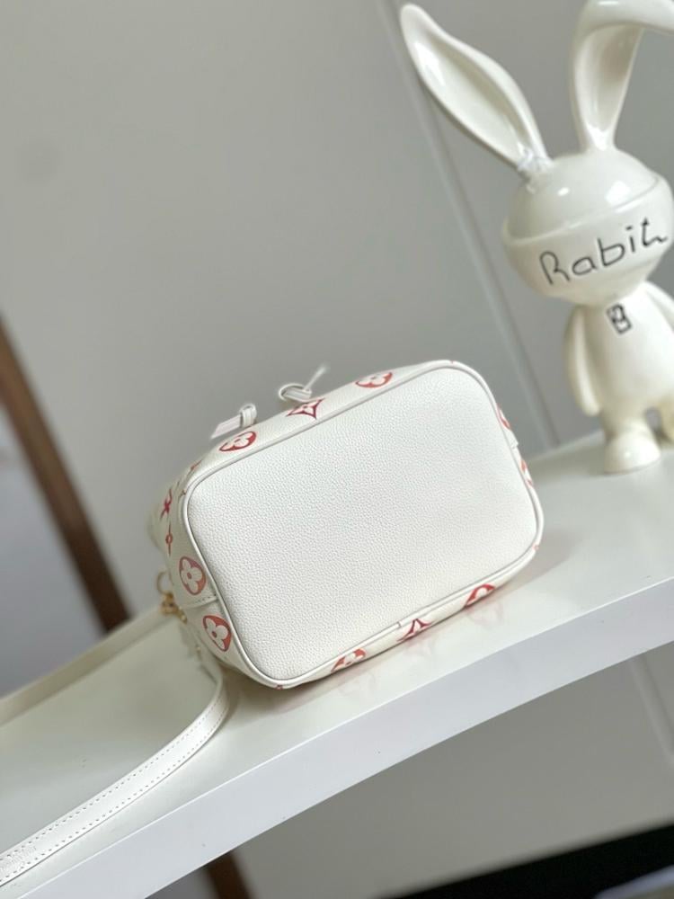 Modern Luxury Red Printed Leather Shoulder Bag
