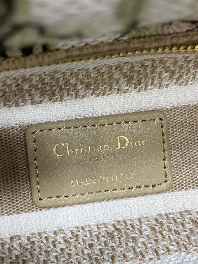 Gold Embroidered Top Handle Bag