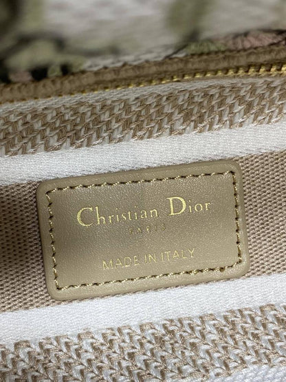 Gold Embroidered Top Handle Bag
