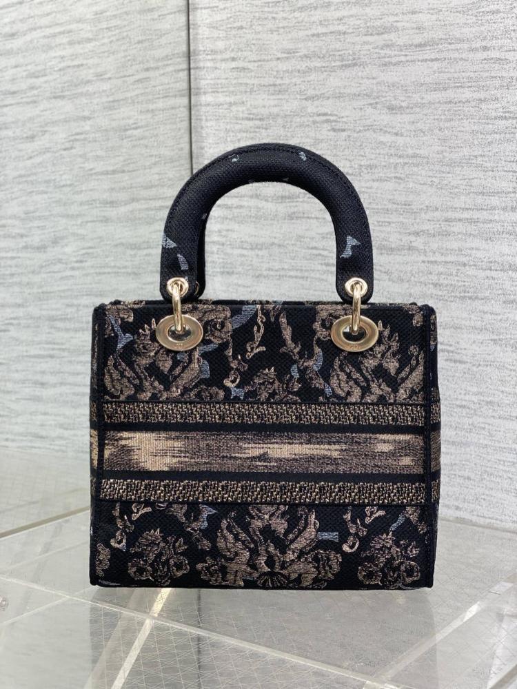 Classic Embroidered Top Handle Bag