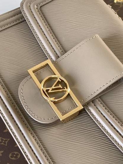 Leather Top Handle Bag