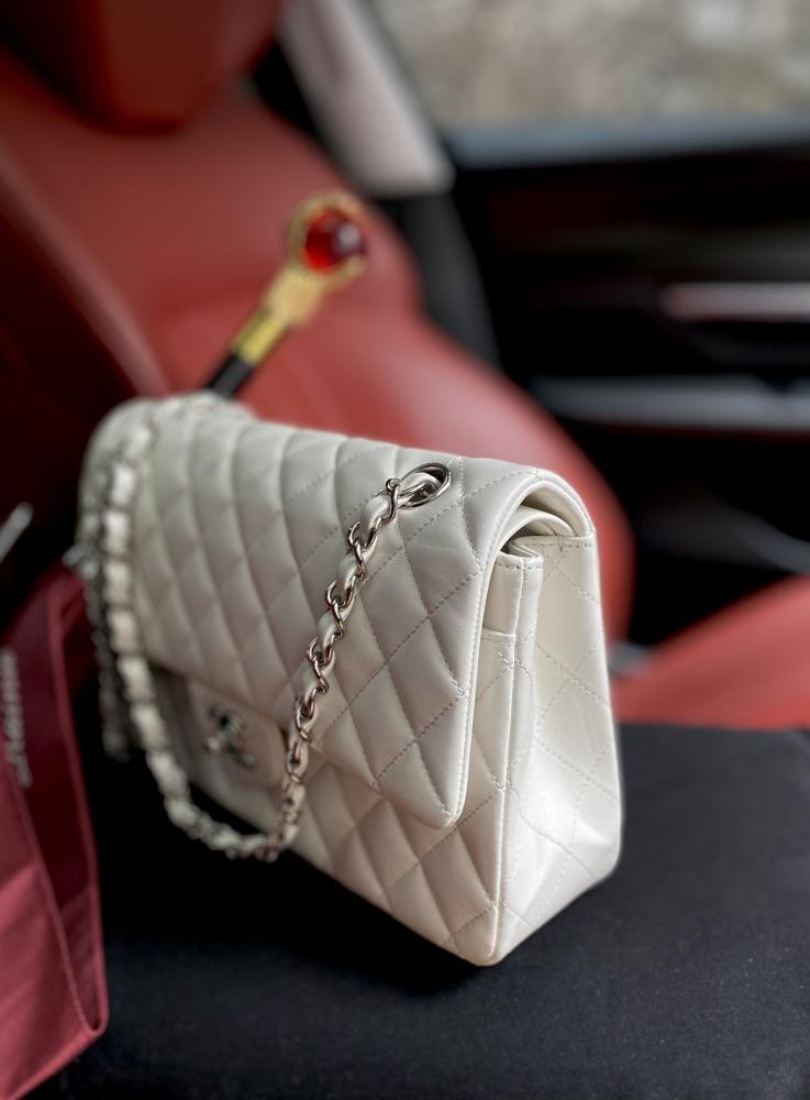 Lambskin Top Handle Bag