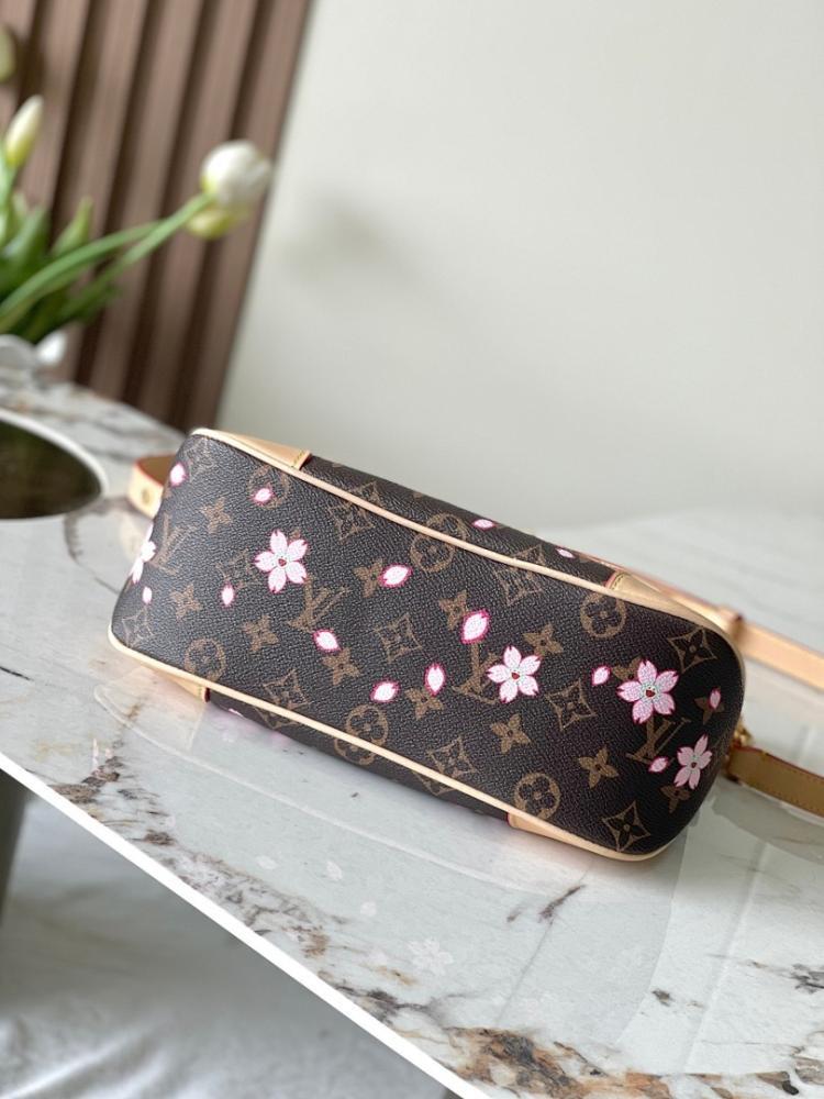 Modern Refined Monogram Leather Shoulder Bag