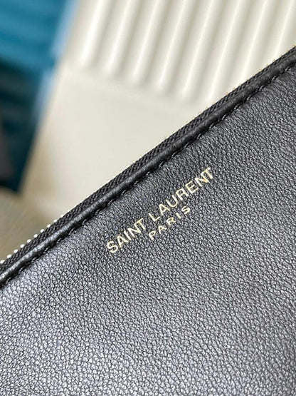 Modern Lambskin Top Handle Bag