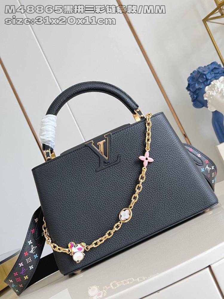 Calfskin Top Handle Bag