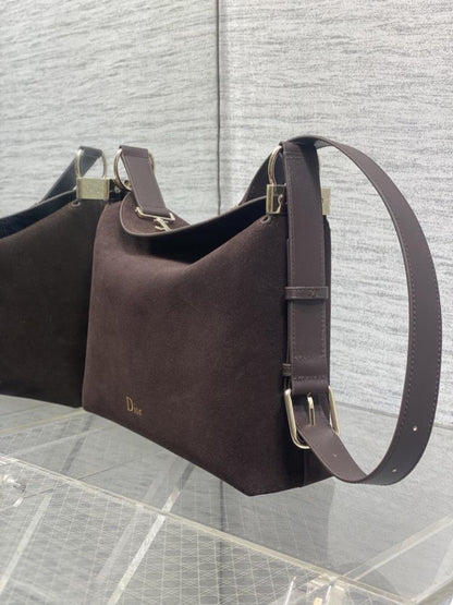 Suede Hobo Bag