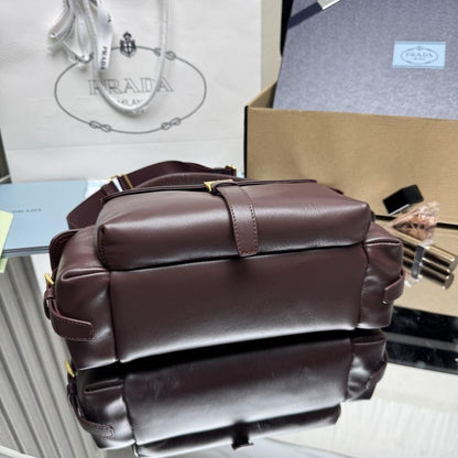 Leather Top Handle Bag