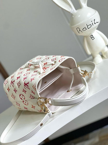 Modern Luxury Red Printed Leather Shoulder Bag