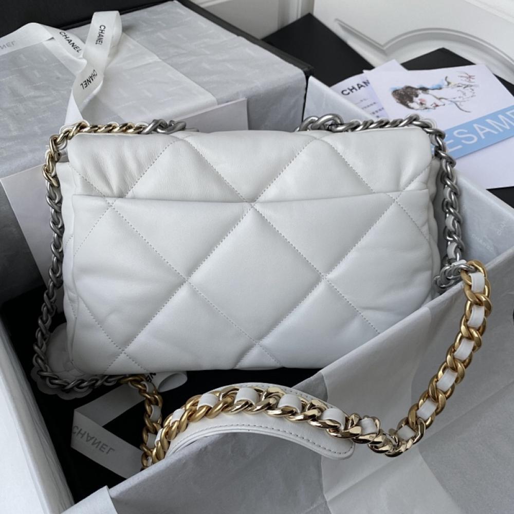 Silver Quilted Top Handle Bag