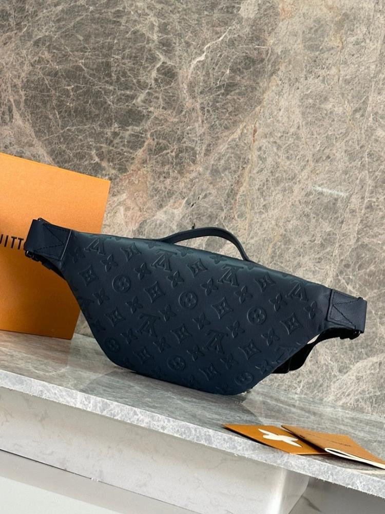 Modern Italian-Inspired Monogram Leather Shoulder Bag