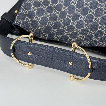 Denim Top Handle Bag