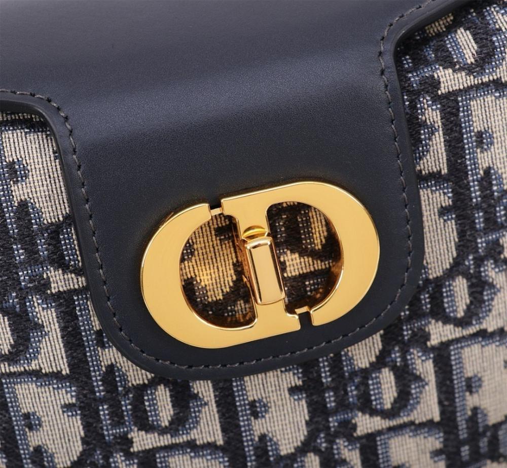 Classic Luxury Monogram Calfskin Shoulder Bag