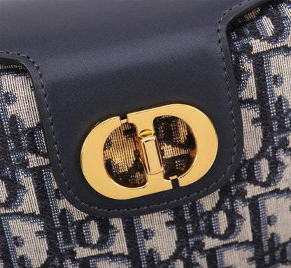 Classic Luxury Monogram Calfskin Shoulder Bag