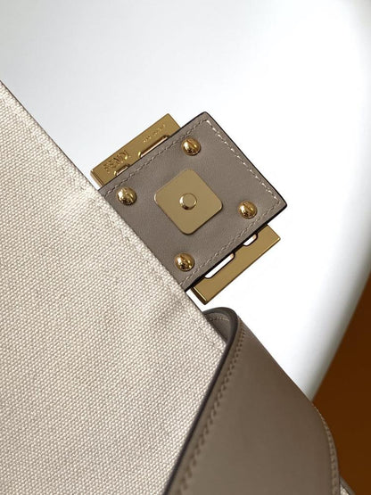 Embroidered Top Handle Bag