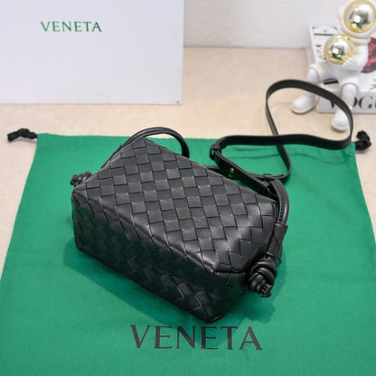 Classic Modern Woven Shoulder Bag