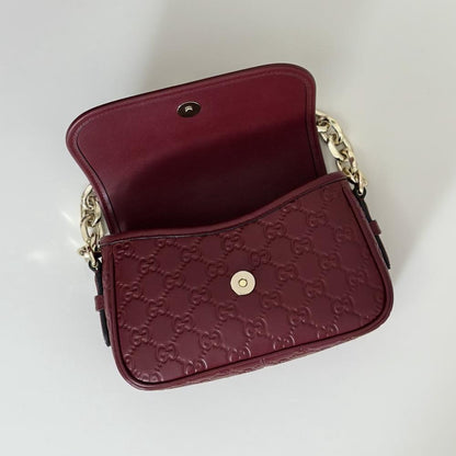Leather Top Handle Bag