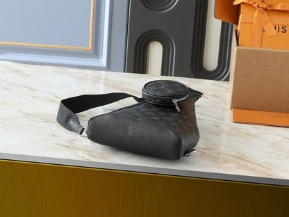Luxury Stylish Monogram Leather Shoulder Bag – Limited Edition