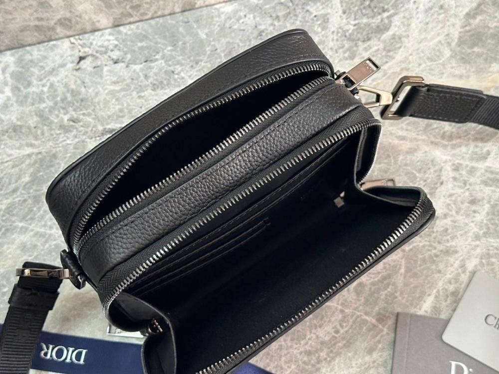 Luxury Elegant Black Quilted Calfskin Shoulder Bag
