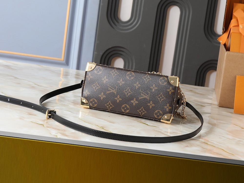 Alma Monogram Leather Crossbody Bag