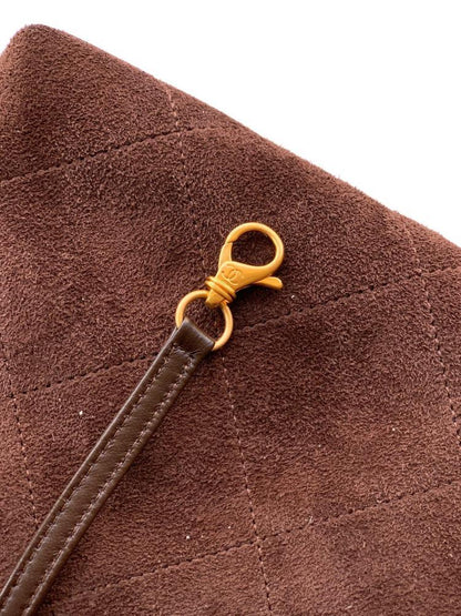 Suede Hobo Bag