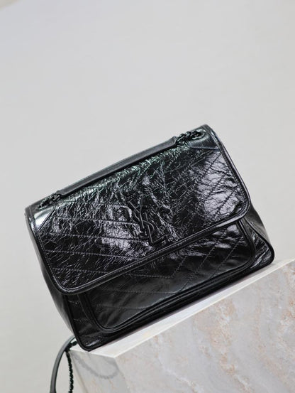 Leather Top Handle Bag