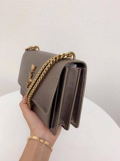 Luxury Leather Top Handle Bag