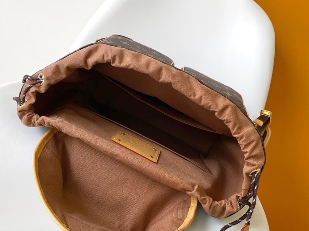 Italian-Inspired Stylish Monogram Leather Crossbody Bag