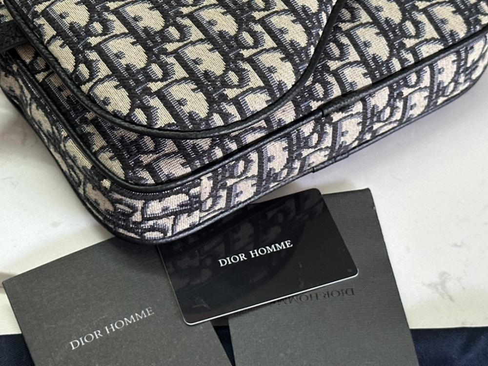 Saddle Printed Jacquard Shoulder Bag