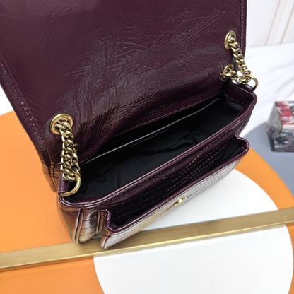 Classic Leather Top Handle Bag