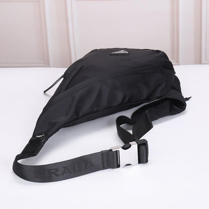 Modern Elegant Woven Nylon Shoulder Bag
