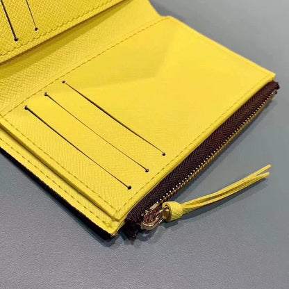 Classic Elegant Monogram Leather Wallet