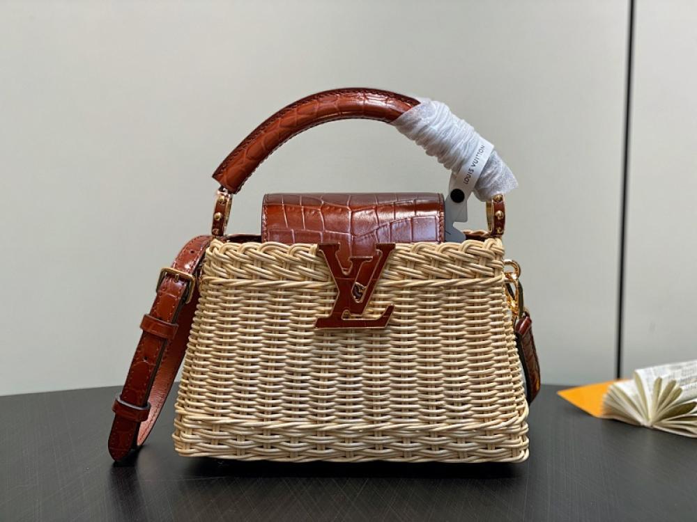Leather Top Handle Bag