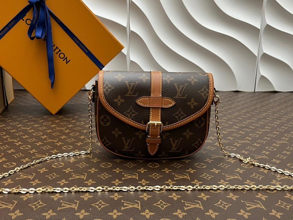 Luxury Stylish Monogram Calfskin Shoulder Bag