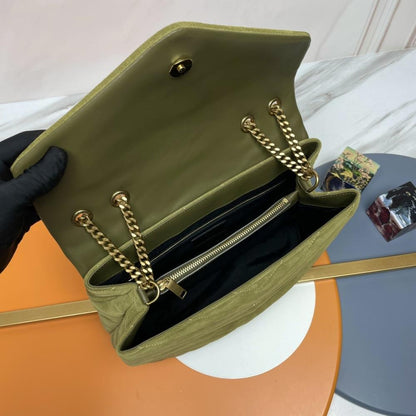 Gold Top Handle Bag