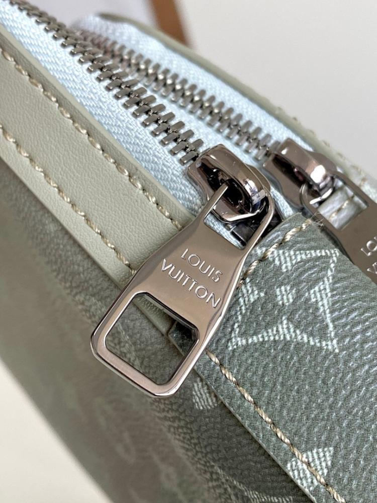 Stylish Refined Green Canvas Top Handle Bag