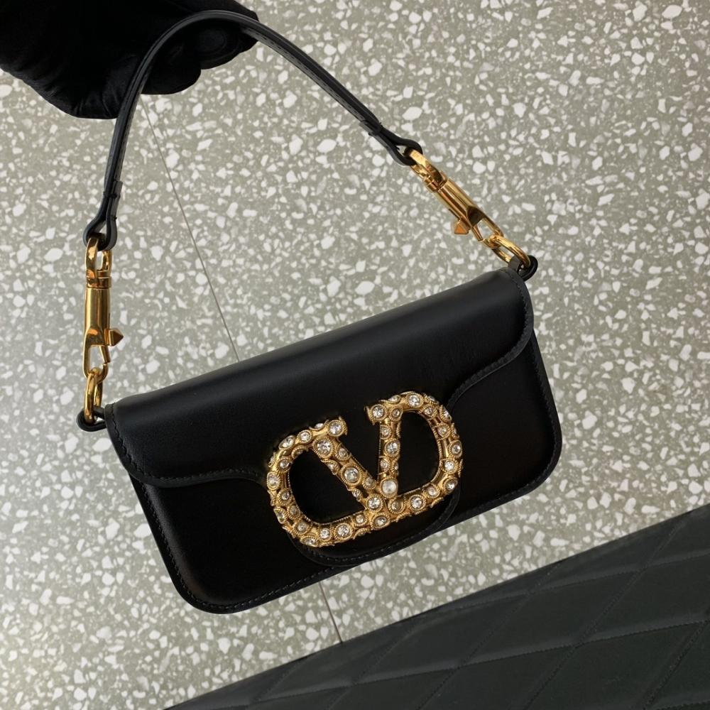 Crystal-Embellished Calfskin Wallet