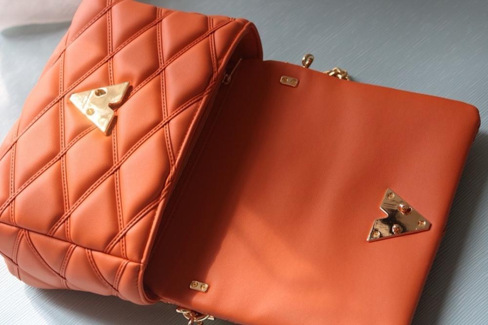 Modern Premium Quilted Lambskin Top Handle Bag