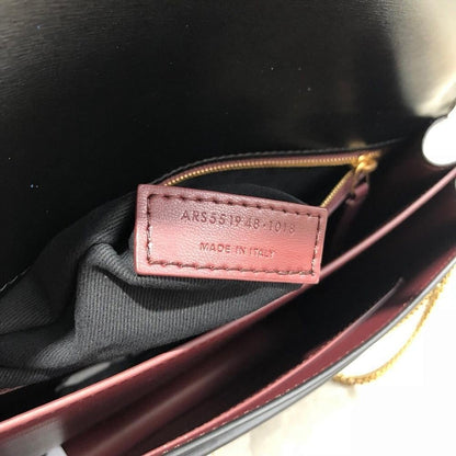 Modern Elegant Black Calfskin Top Handle Bag