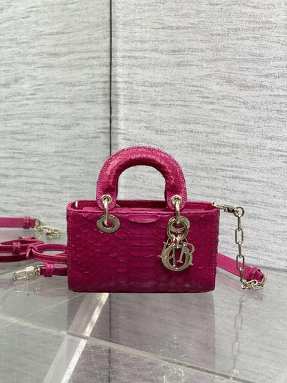 Refined Leather Top Handle Bag