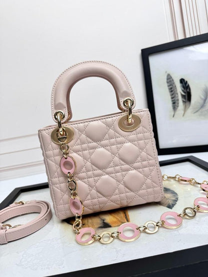 Luxury Embroidered Lambskin Shoulder Bag – Special Edition
