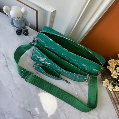 Modern Refined Monogram Shoulder Bag