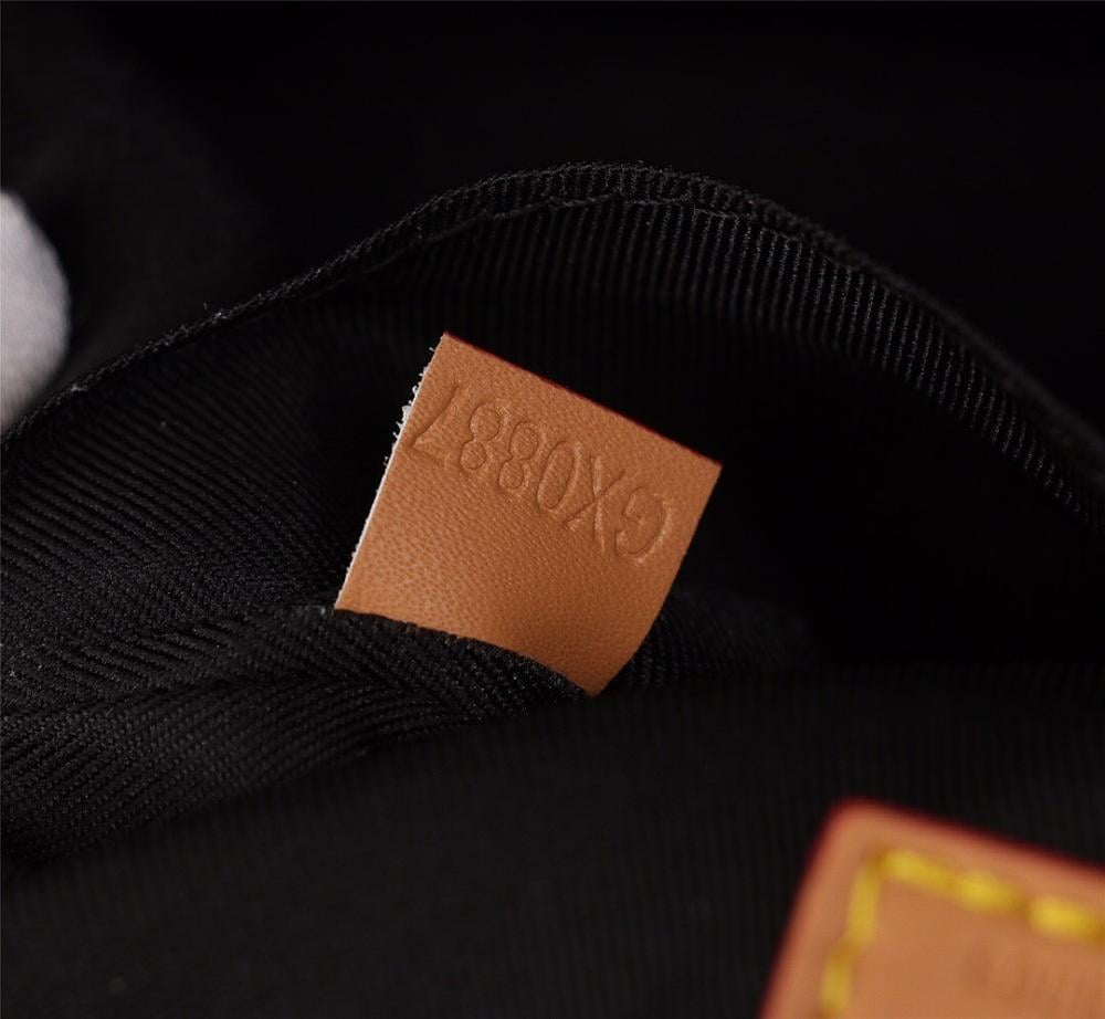 Italian-Inspired Luxury Gold Monogram Leather Backpack