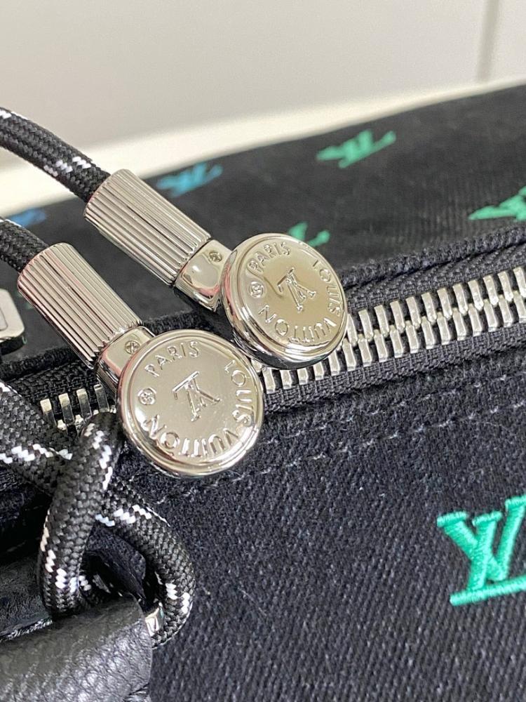 Keepall Embroidered Denim Travel Bag