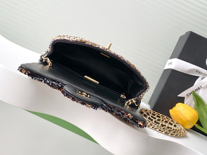 Black Top Handle Bag