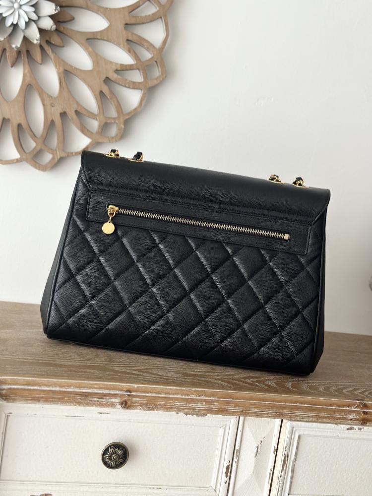 Stylish Leather Top Handle Bag